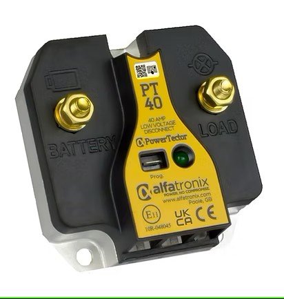 Alfatronix PT20 Low Voltage Disconnect, DC, 40AMP