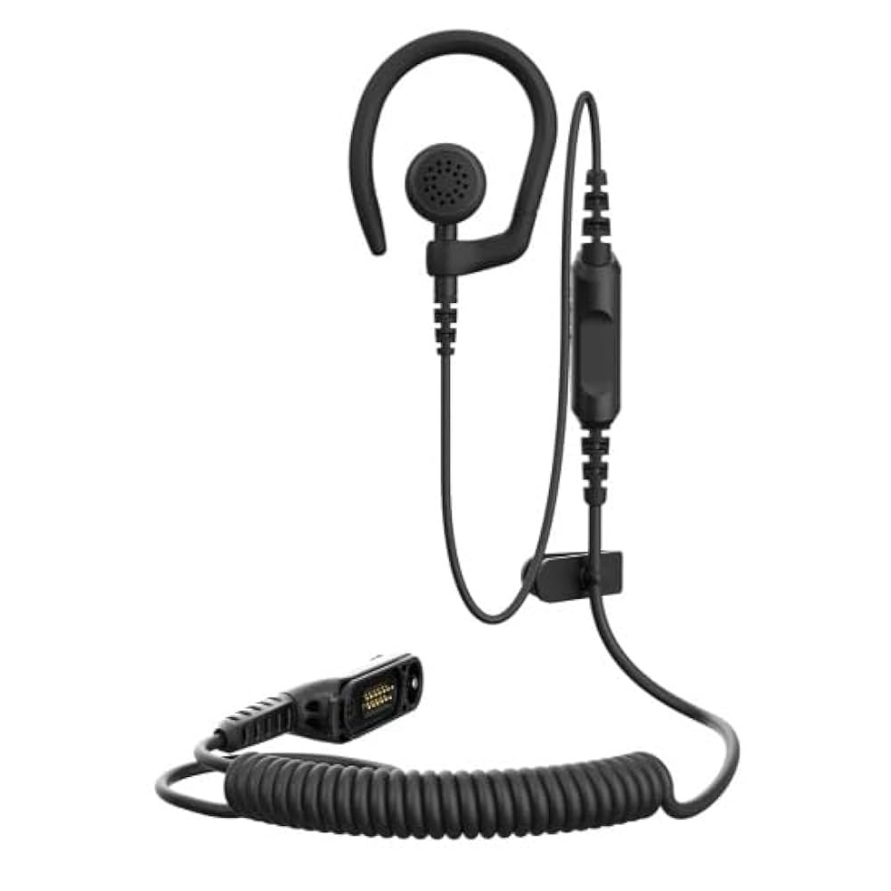 Motorola Solutions Single Wire Earbud with Removable hook